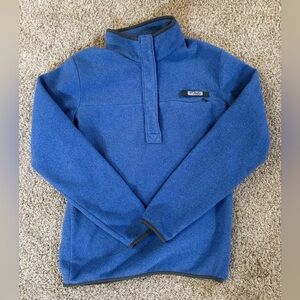 Vintage PFG Colombia Blue Women’s Fleece Pull-over Size Small